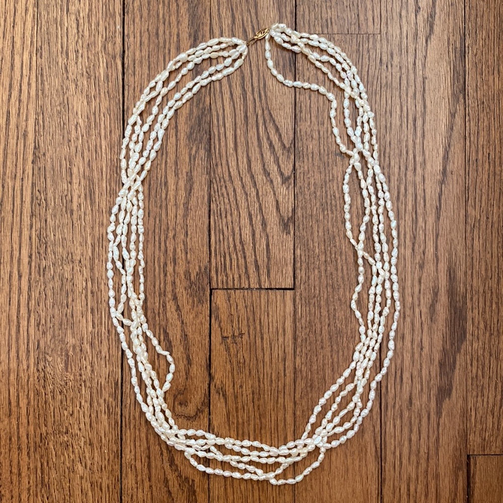 Crisson Bermuda Seed Pearl Necklace